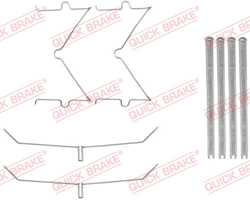 QUICK BRAKE Zubehörsatz, Scheibenbremsbelag 1091885