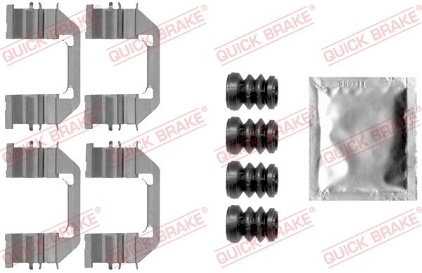 QUICK BRAKE Zubehörsatz, Scheibenbremsbelag 1091888