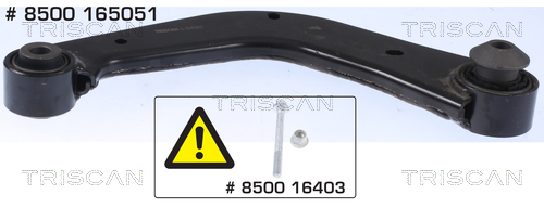 Triscan Querlenker Hinten Rechts Ford Galaxy S-Max - Bild 5