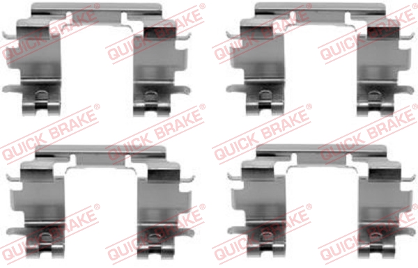 QUICK BRAKE Zubehörsatz, Scheibenbremsbelag 1091670