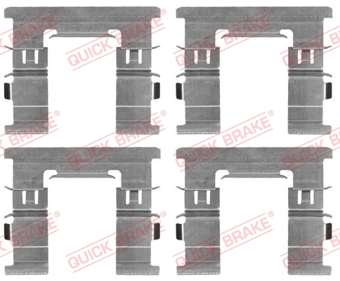 QUICK BRAKE Zubehörsatz, Scheibenbremsbelag 1091869