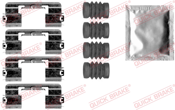 QUICK BRAKE Zubehörsatz, Scheibenbremsbelag 1091875