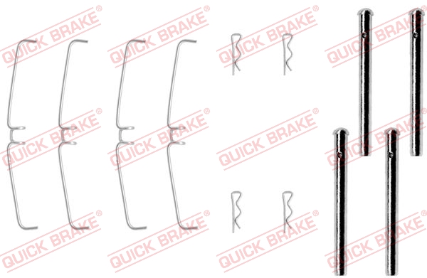 QUICK BRAKE Zubehörsatz, Scheibenbremsbelag 1090907