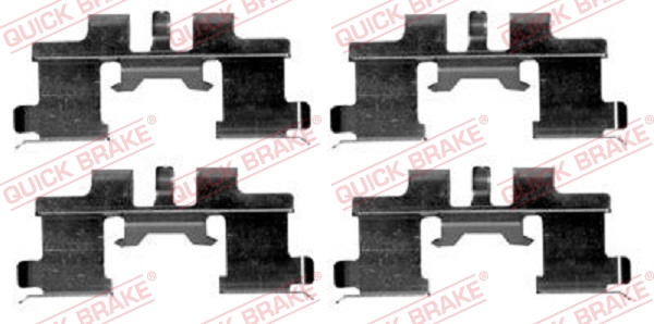 QUICK BRAKE Zubehörsatz, Scheibenbremsbelag 1091677