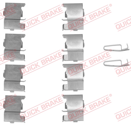 QUICK BRAKE Zubehörsatz, Scheibenbremsbelag 1091775