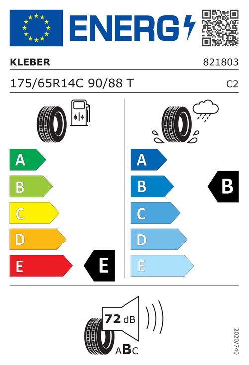 KLEBER 175/65R14 90/88T - Transpro