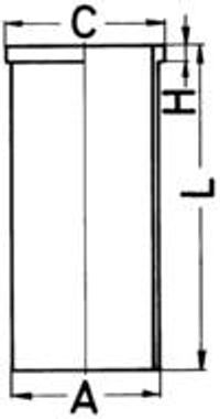 Kolbenschmidt Zylinderlaufbuchse, Art.-Nr. 88681190