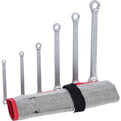 KS TOOLS Doppel-Ringschlüsselsatz E-Profil E6–E24 – matt satiniert - Bild 6