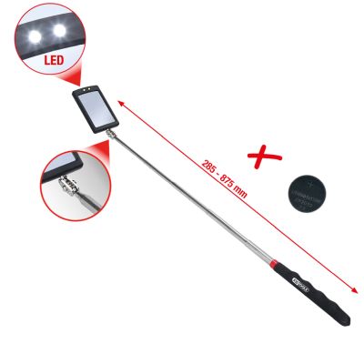 KS TOOLS Werkstattspiegel 550.1136 - flexibel - mit Beleuchtung - Image 8