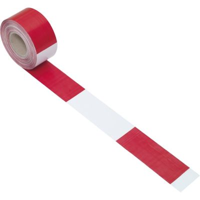 KS Tools 917.3899 Folien-Absperrband rot/weiss schraffiert - Image 4