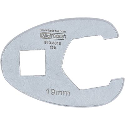 KS Tools 913.3819 3/8"" Sechskant-Einsteck-Maulschlüssel, 19mm - Bild 4