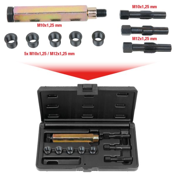 KS TOOLS Gewindeschneidwerkzeugsatz, Glühkerze 1505050