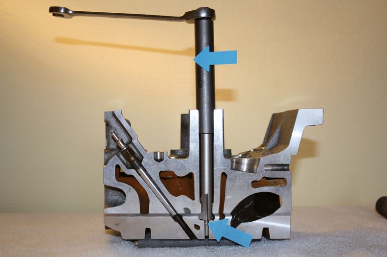 KS TOOLS Reinigungs-/Fräswerkzeugsatz, CR-Injektorschacht 1521170