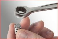 KS-TOOLS Ratschen-Ringgabelschl�sselsatz, Art.-Nr. 503.4266