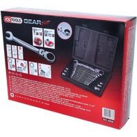 KS-TOOLS Ratschen-Ringgabelschl�sselsatz, Art.-Nr. 503.4868