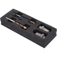 KS-TOOLS Ausbohrwerkzeugsatz, Querlenkerklemmschraube, Art.-Nr. 700.5640