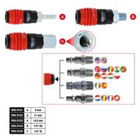 KS-TOOLS Verbindungs-/Verteilerst�ck, Drucklufttechnik, Art.-Nr. 999.9105