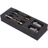 KS-TOOLS Ausbohrwerkzeugsatz, Querlenkerklemmschraube, Art.-Nr. 700.5640