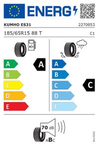 Kumho Sommerreifen "185/65R15 88T - EcoWing ES31", Art.-Nr. 2270053