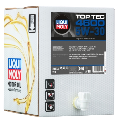 LIQUI MOLY Motoröl Top Tec 4600 5W-30 [20 L] 23122 20l