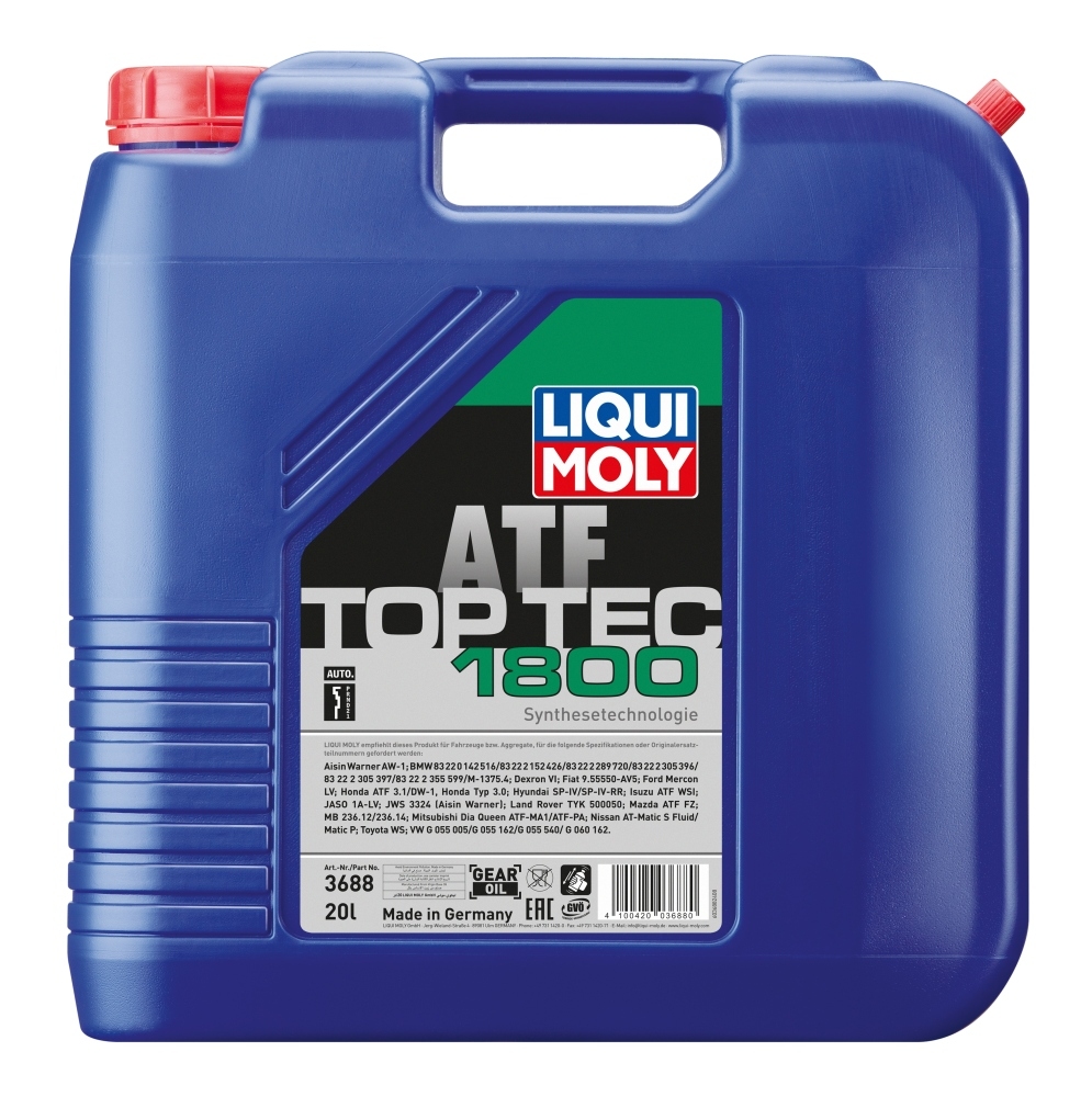 LIQUI MOLY Motoröl Top Tec ATF 1800 [20L] 3688 20l