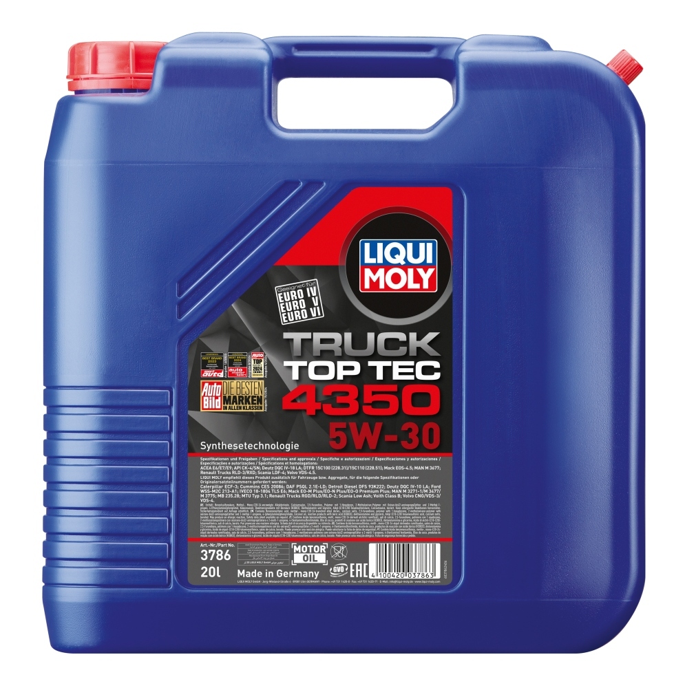 LIQUI MOLY Motoröl Top Tec Truck 4350 5W-30 [20L] 3786 20l