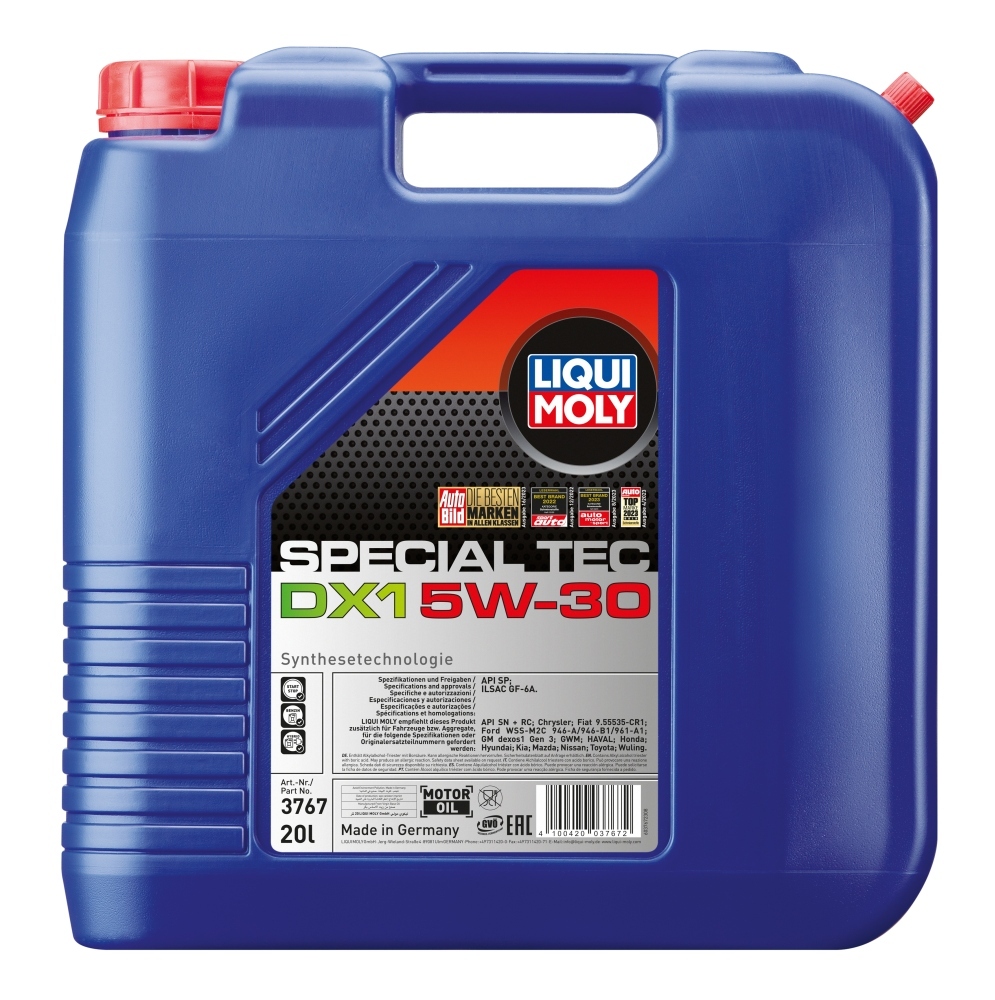 LIQUI MOLY Motoröl Special Tec DX1 5W-30 [20L] 3767 20l