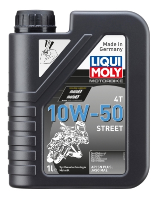 LIQUI MOLY Motoröl Motorbike 4T 10W-50 Street [1 L] 21725 1l