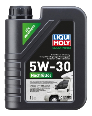 LIQUI MOLY Motoröl Camping Nachfüllöl 5W-30 [1 L] 21814 1l