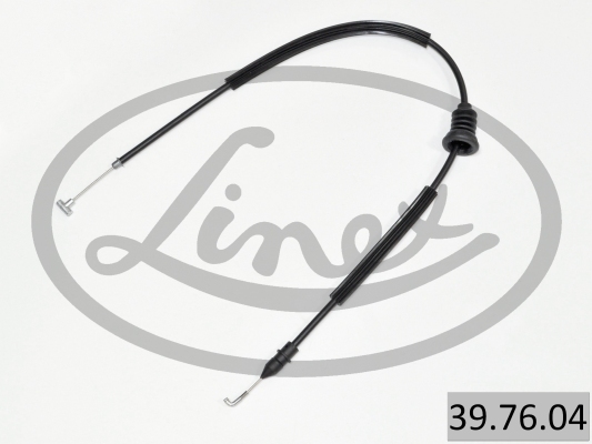 LINEX Seilzug, Türentriegelung 397604 hinten für Skoda