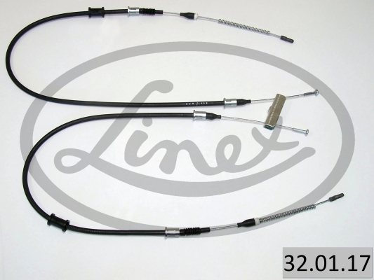 Handbremsleitung hinten 32.01.17 LINEX für OPEL KADETT E Caravan ASTRA F Caravan - Bild 5