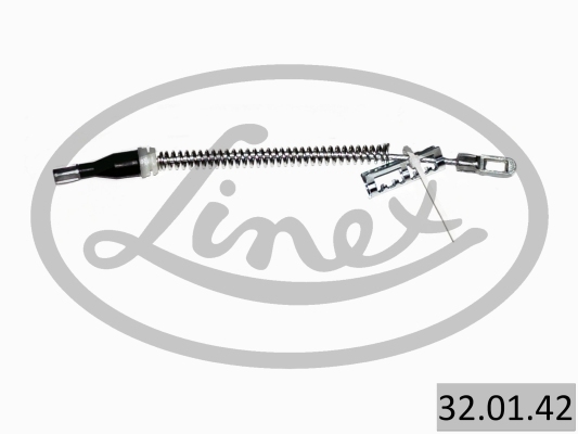LINEX Seilzug, Feststellbremse 320142 hinten für Opel