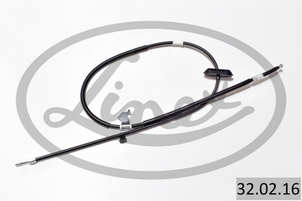 Für LINEX LIN32.02.16 Cable Pull, parking brake LIN32.02.16 Handbrake cable rea - Bild 6