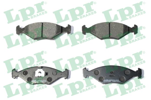 LPR Bremsbelagsatz, Scheibenbremse 05p016 für Fiat VW