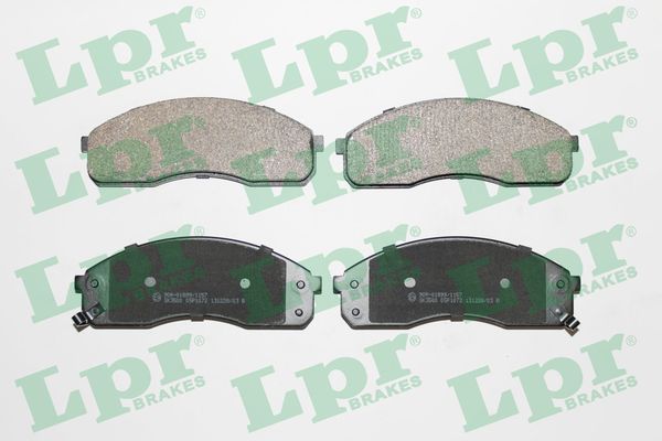 Lpr Bremsbelagsatz, Scheibenbremse 05P1072 Für Kia