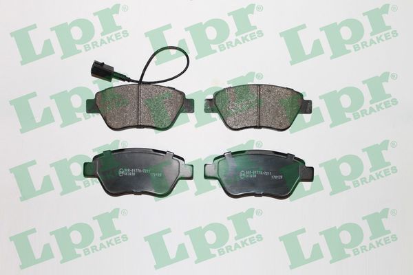 Lpr Bremsbelagsatz, Scheibenbremse 05P1225 Für Fiat