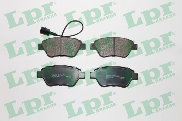 Lpr Bremsbelagsatz, Scheibenbremse 05P1266 Für Fiat