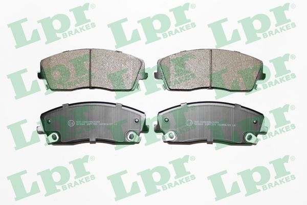Lpr Bremsbelagsatz, Scheibenbremse 05P1399 Für Chrysler Lancia