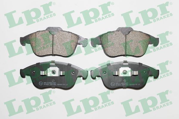 Lpr Bremsbelagsatz, Scheibenbremse 05P1466 Für Renault