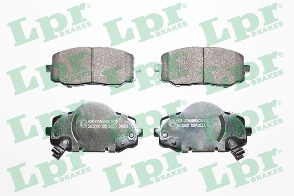 Lpr Bremsbelagsatz, Scheibenbremse 05P1633 Für Hyundai