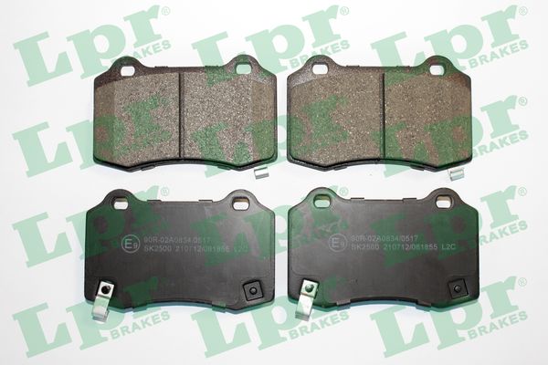 Lpr Bremsbelagsatz, Scheibenbremse 05P1855 Für Cadillac Chrysler Dodge Jeep