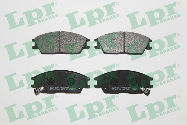 LPR Bremsbelagsatz, Scheibenbremse 05p542 für HONDA HYUNDAI