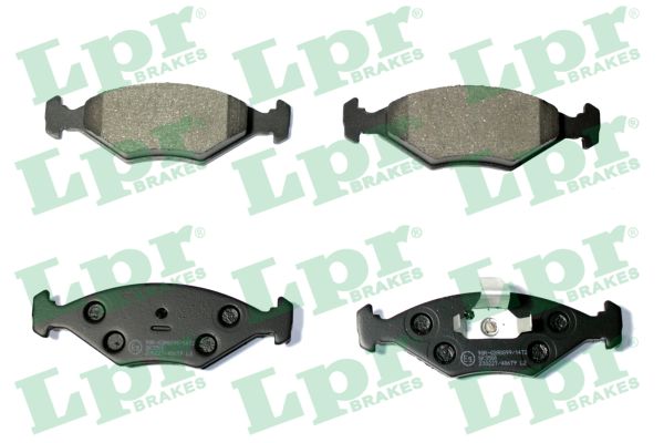 Lpr Bremsbelagsatz, Scheibenbremse 05P679 Für Fiat