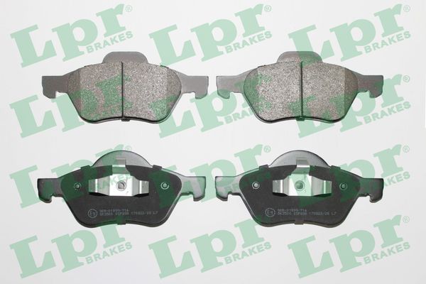 Lpr Bremsbelagsatz, Scheibenbremse 05P898 Für Renault