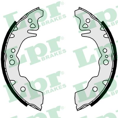 Lpr Bremsbackensatz 09650 Für Daihatsu Toyota