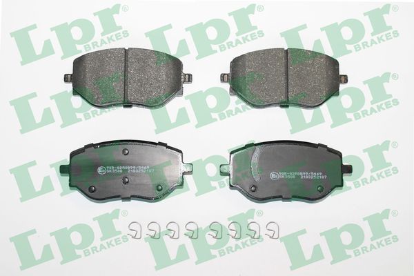 Lpr Bremsbelagsatz, Scheibenbremse 05P2187 Für Mitsubishi Renault