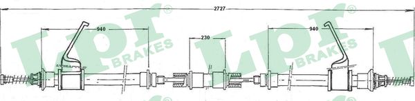 Lpr Seilzug, Feststellbremse C0299b Für Ford