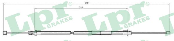 Lpr Seilzug, Feststellbremse C0649b Für Peugeot