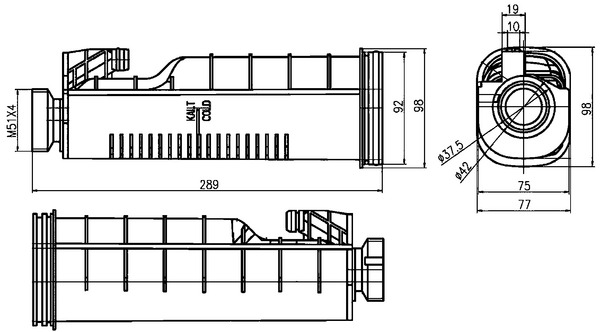 MAHLE Ausgleichsbehälter, Kühlmittel crt114000s für BMW