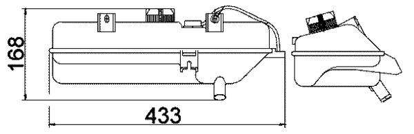 MAHLE Ausgleichsbehälter, Kühlmittel crt16000s für Peugeot